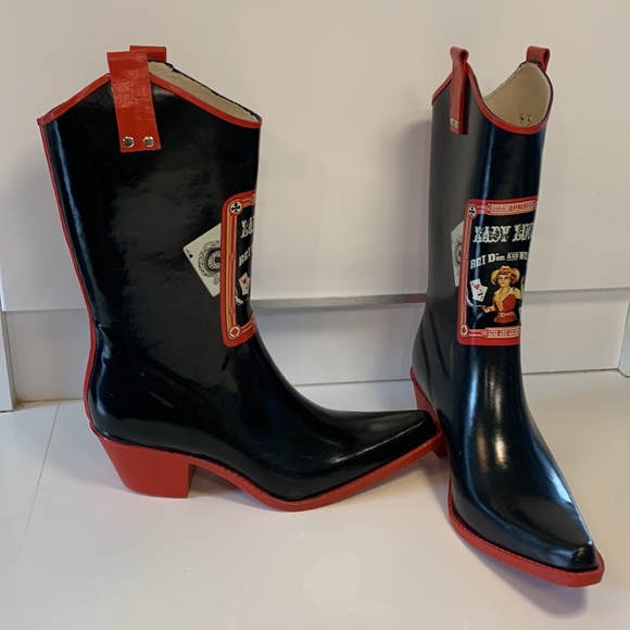 Nomad Shoes - NOMAD cowboy rain boots. Size 9.